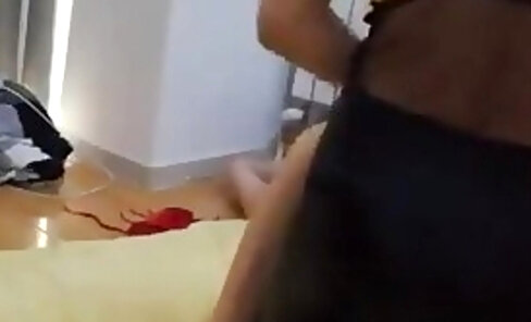 Hot Huge Cock Blonde Latina TGirl Teasing on Webcam Live, Part Six
